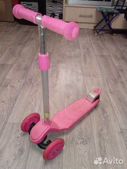 Самокат детский трехколесный бу