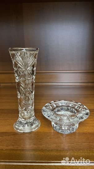 Вазочка и подсвечник