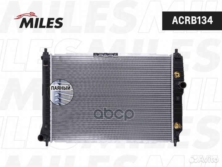 Радиатор (паяный) chevrolet aveo 1.2/1.4 A/T 05