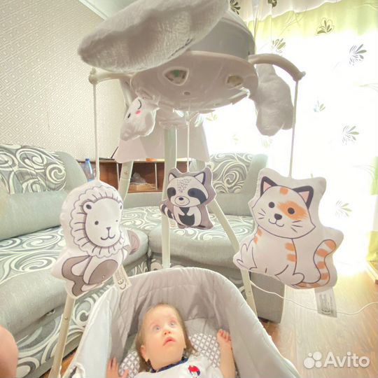 Детская качеля шезлонг