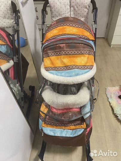 Коляска санки