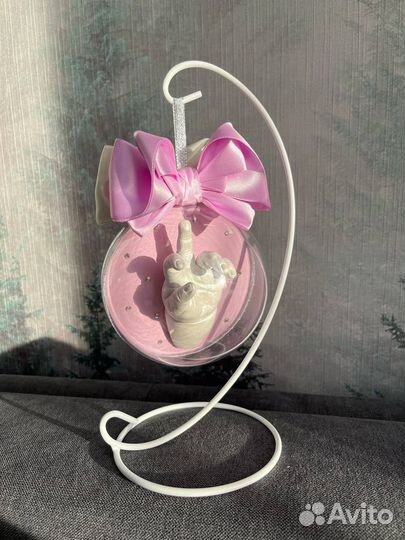 Новогодний шар со слепком