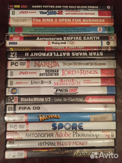 DVD диски с играми для PC