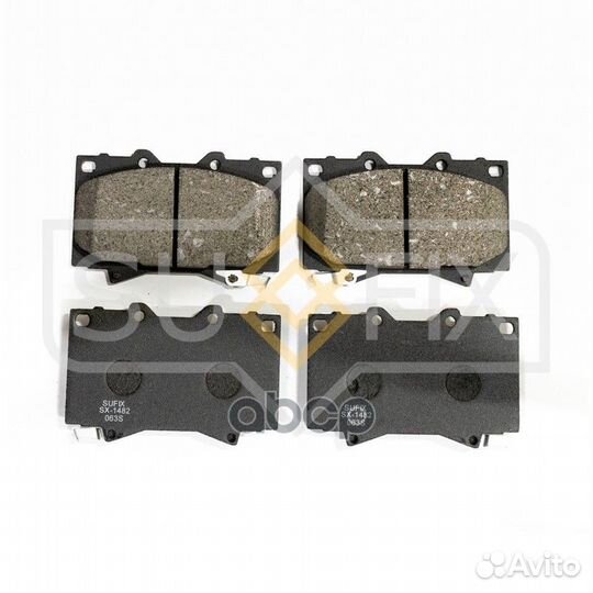 Колодки тормозные дисковые перед прав/лев