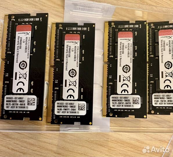 Оперативная память HyperX 16 gb (4 x 4gb)
