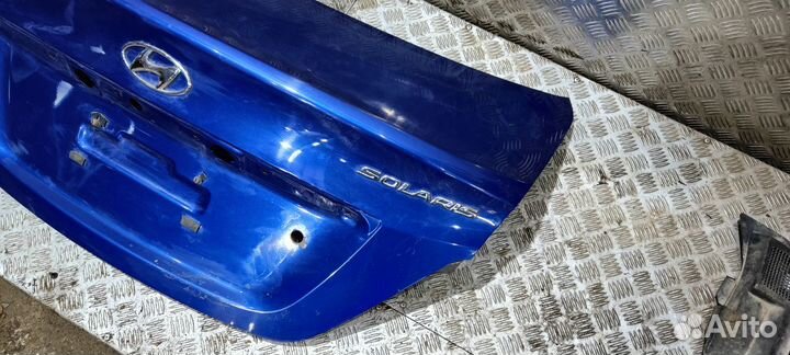 Крышка багажника Solaris (10-17) sedan дефект б\у (арт. 692004L000)