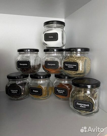 Набор банок для специй