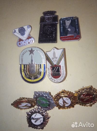 Значки олимпиада. СССР