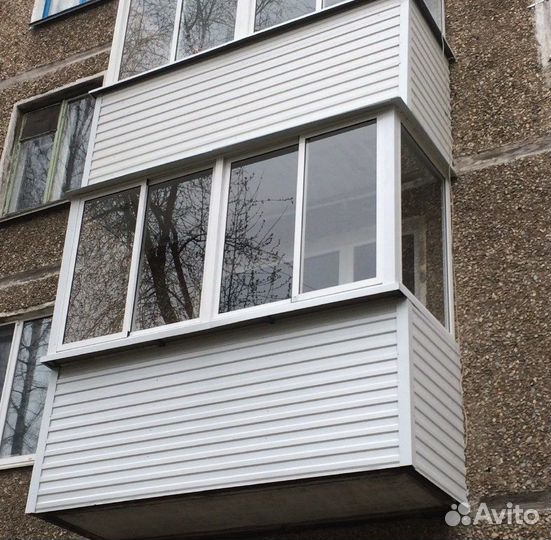 Остекление балкона пвх