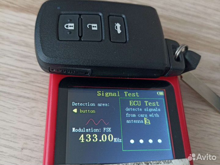 Ключ для Toyota Camry 2011-2018, MDL BA2EQ