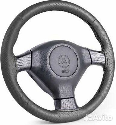 Оплетка руля со шнуровкой igmi черная