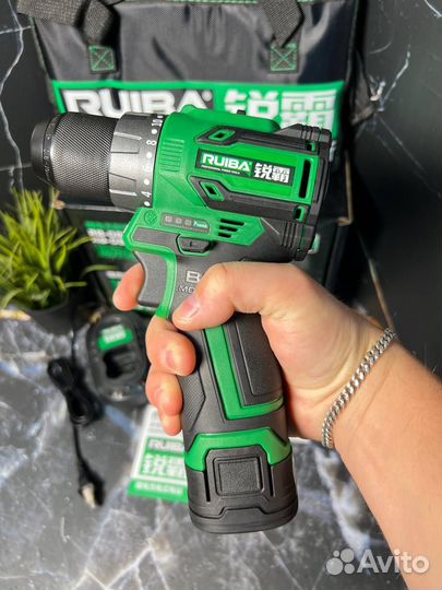 Шуруповерт ruiba профессиональный аккумуляторный