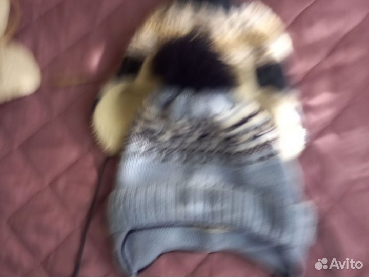 Шапочка зимняя для мальчика