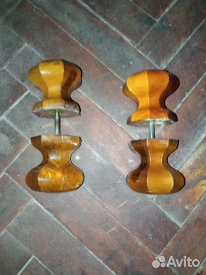 Ручки деревянные покрыты лаком