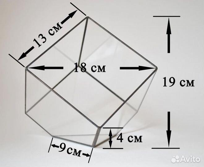 Комплект деталей для флорариума