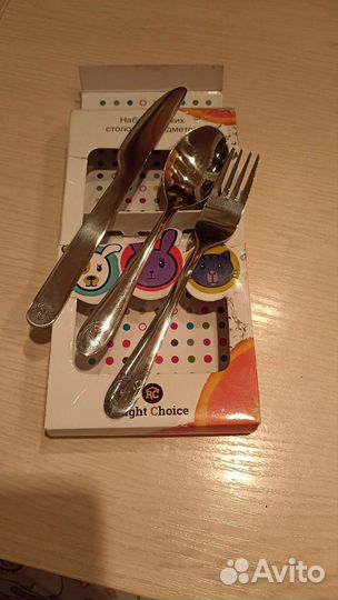 Набор детских столовых приборов