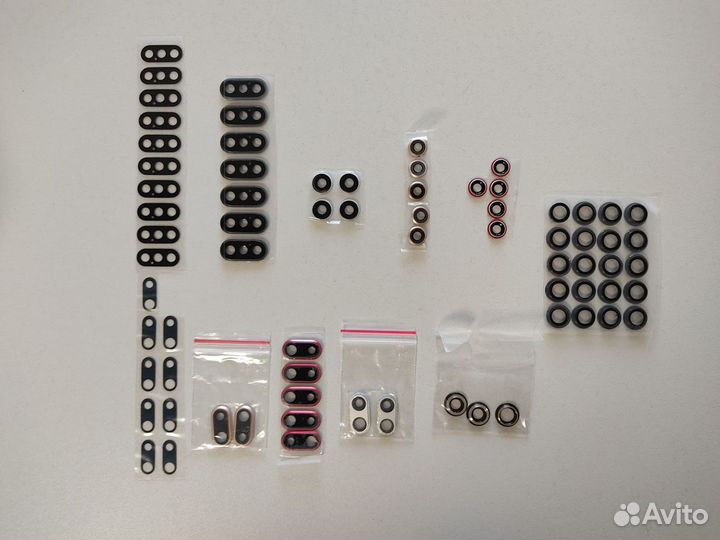 Стекло камеры с рамкой Apple iPhone в ассортименте