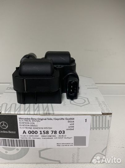Катушка зажигания Mercedes A0001587803