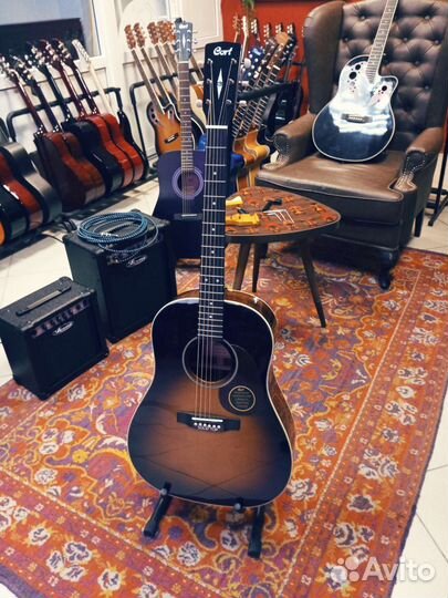 Гитара Cort электро-акустика с массивом ели