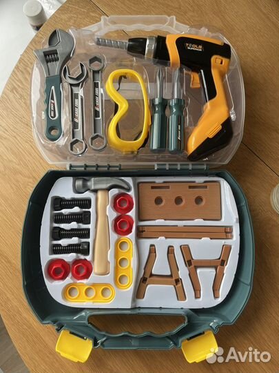 Игровой набор инструментов с шуруповертом