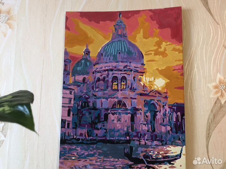 Картины по номерам раскрашенная