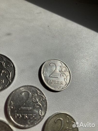 Монеты с браком / 2 рубля