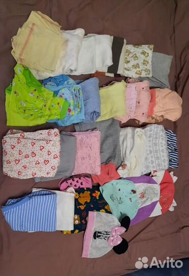 Детские вещи пакетом на девочку 68-86