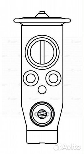 Клапан расш. кондиционера skoda octavia (A7) (13)