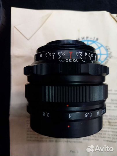 Фотообьэктив мир-1В 2.8/37