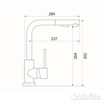 Смеситель для кухни Longran Impact LM2182 - 49