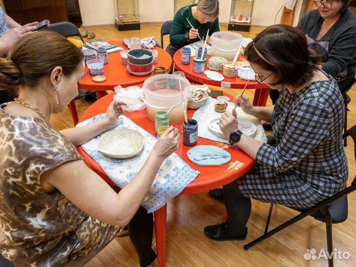 Мастер-классы по лепке, скульптуре, гончарству