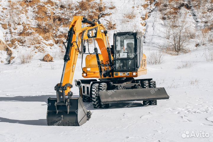 Колёсный экскаватор Runmax ER135W, 2023