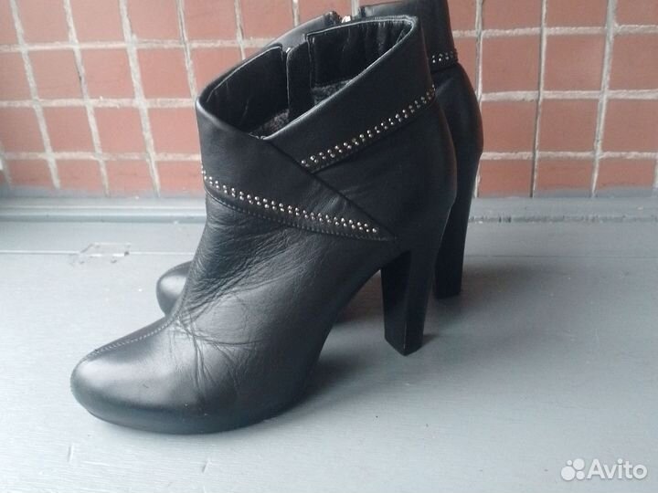 Ботильоны натуральная кожа 38