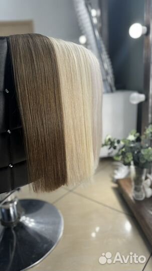 Волосы для наращивания блонд