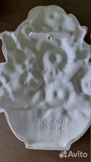 Итальянское панно из фарфора