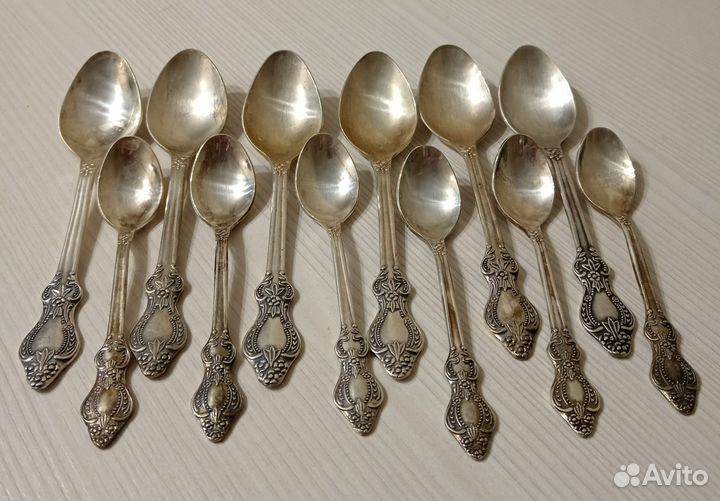 Набор ложек чайные + кофейные 70 лет Октября