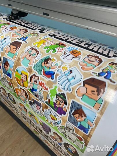 Печать наклеек и стикеров