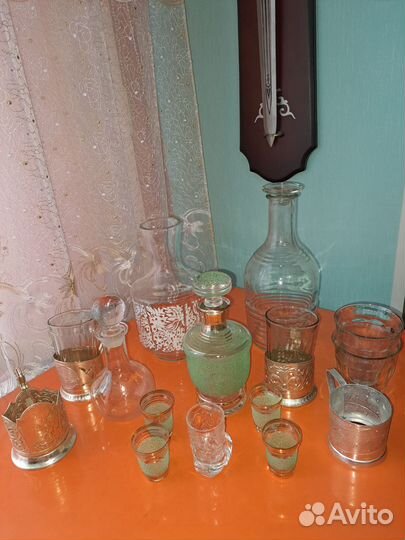 Стеклянные графины СССР