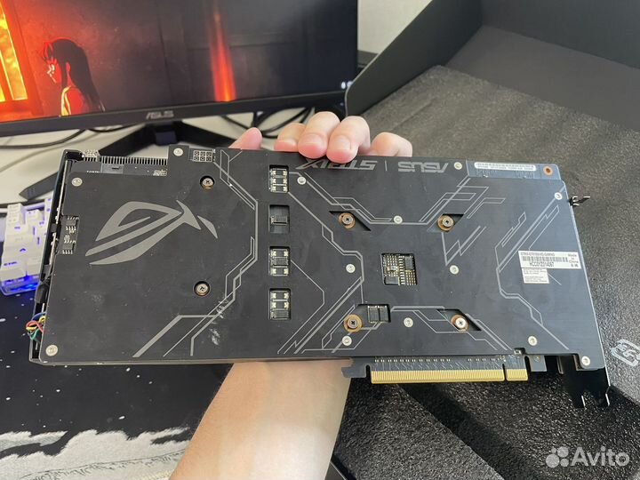 Видеокарта gtx 1060 6gb asus strix