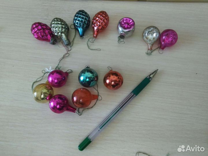 Елочные игрушки СССР малютка