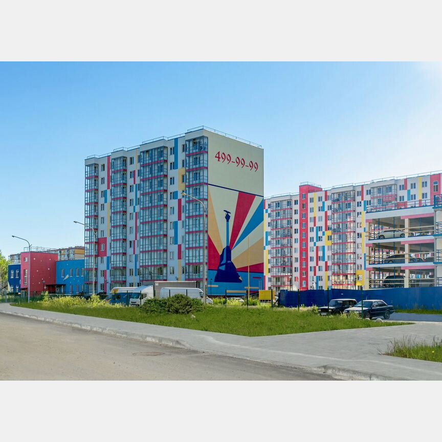 2-к. квартира, 65,3 м², 1/10 эт.