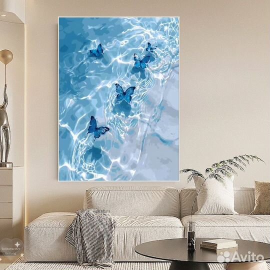 Картина маслом Бабочки Идеальная картина на холсте