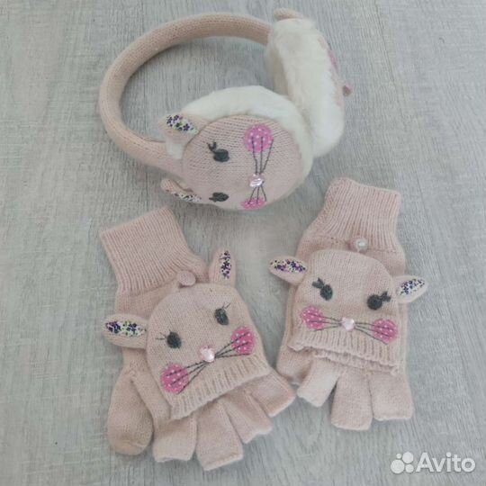 Перчатки и наушники Accessories для девочки