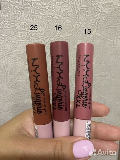 Nyx блески, жидкие помады для губ новые