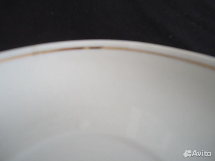 Блюдца фарфор винтаж 6 шт