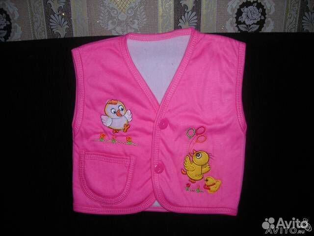 Безрукавка для девочки
