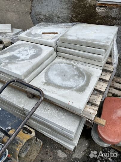Плита бетонная 500х500х50мм некондиция