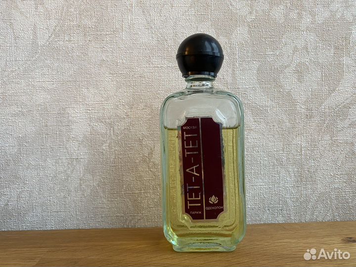 Одеколон Тет-а-Тет 1992гв Большой флакон