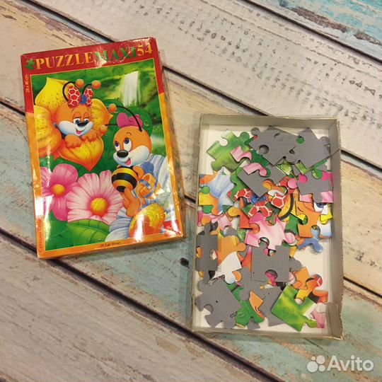 Пазлы для малышей, 4 штуки