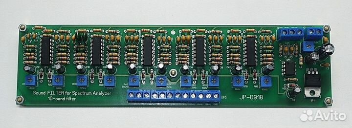 Радиоконструктор фильтр 10 полос анализатор спектр